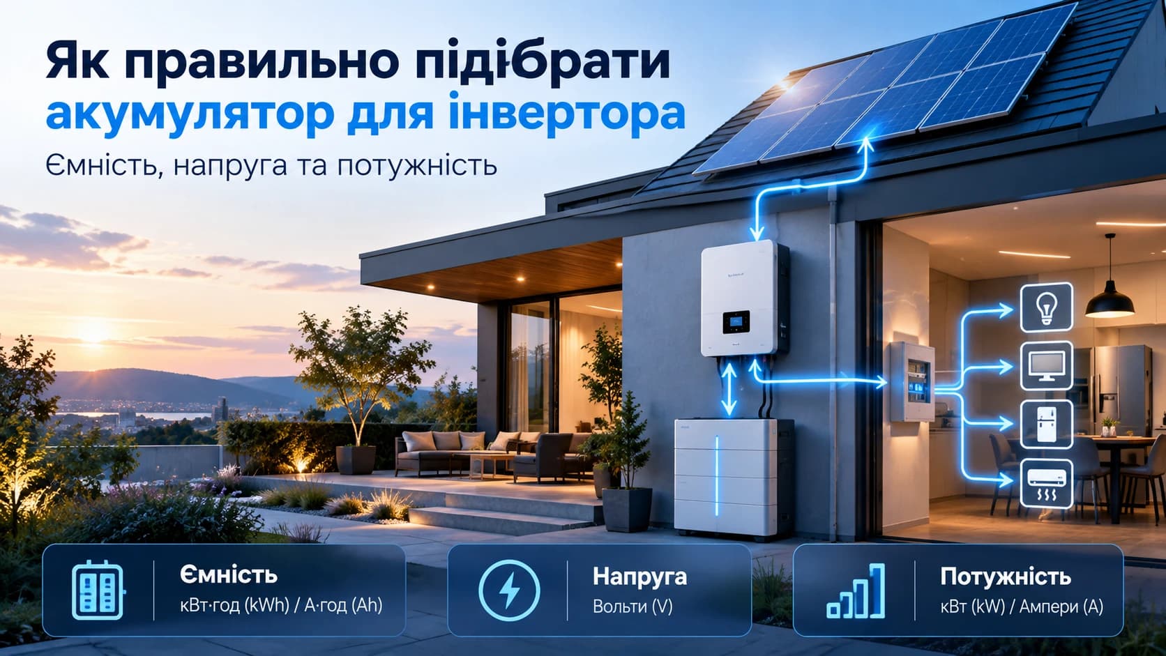 Як правильно підібрати акумулятор для інвертора